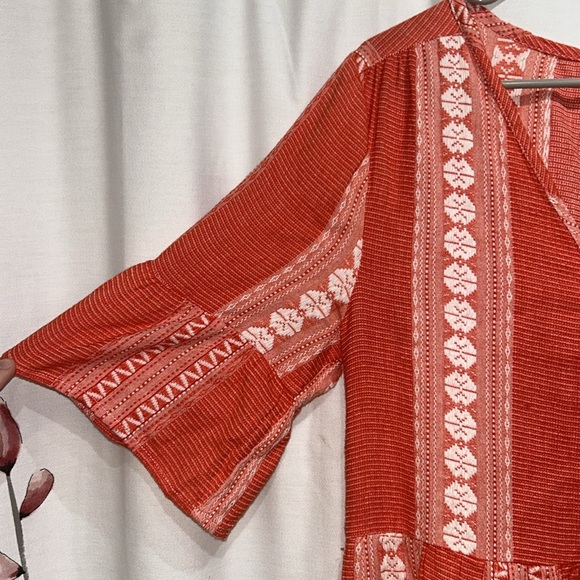 DYLAN by True Grit Red Boho Women's Dress Size XS (Would fit small) - Picture 3 of 7